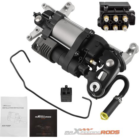 Kompressor mit Halterung + Ventilblock for VW Touareg 7P5, 7P6 7P0616006A (1/5)