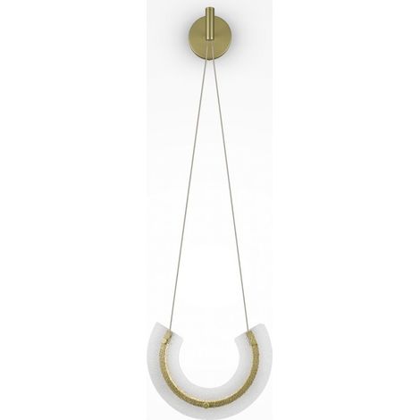 Maytoni Maya II Moderna Plafoniera LED Integrata a Sospensione Oro 3000K (1/4)