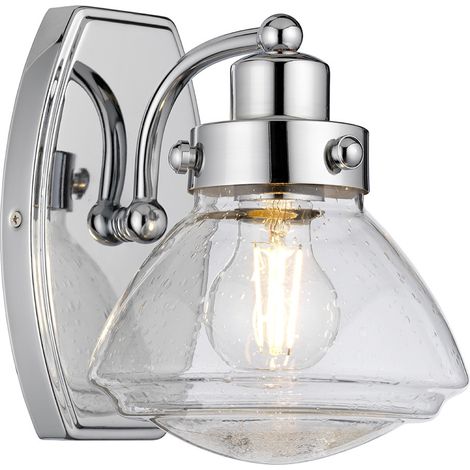 Scholar Applique Murale Quoizel 1 Lumière Chrome Poli IP44 (1/5)