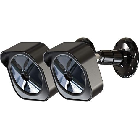 Blink,Supporto per fotocamera da esterni con adesivi di sicurezza, per sistema di telecamere di sicurezza per interni e interni (nero, 2 pezzi) (1/5)
