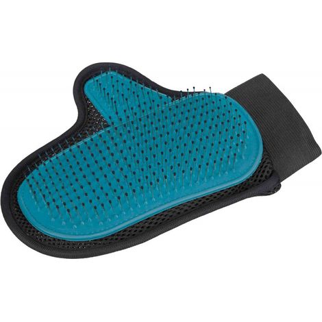 Fur care glove, mesh material/TPR/metal bristles, 18 × 24 cm (1/3)