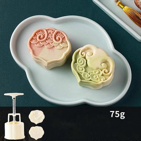Moule à gâteau de lune Xiangyun en forme de lune, motif exquis, bombes de bain, outil de pâtisserie, cuisine (1/4)