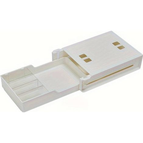 Ausziehbare Aufbewahrungsbox für unter den Schreibtisch, wandmontierbar, Bürobox für Schreibwaren, hängende Aufbewahrungsbox für unter den Schreibtisch