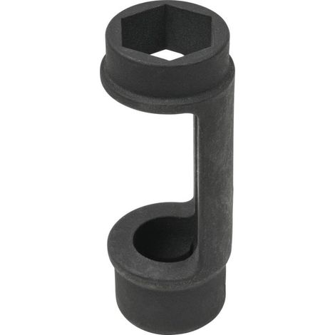 Werkzeuge 150.9493 – 1/2-Zoll-6-Kant-Stecknuss für Stoßdämpfer, 22 mm – Chrom-Vanadium – brüniert – zur Demontage und Montage von hinteren Stoßdämpfern