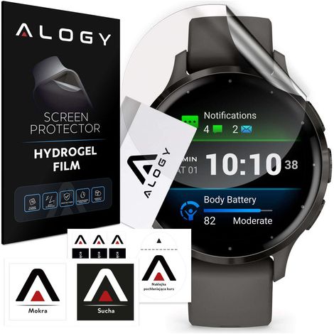 Pellicola protettiva in idrogel Alogy per smartwatch Garmin Venu 3s da 41 mm (1/5)