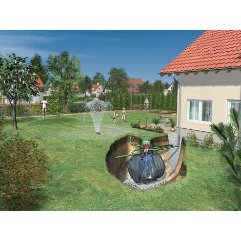 CARAT XL Erdtank-Paket 13000L DN160 Garten-Komfort, begehbar