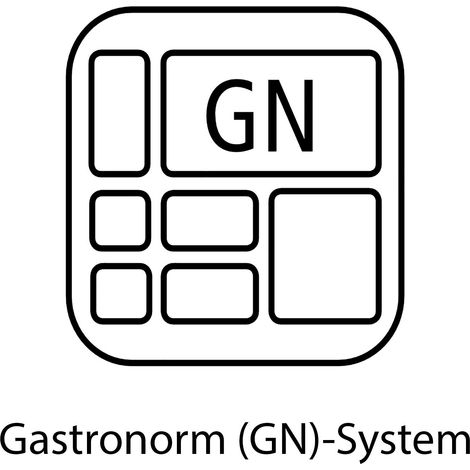 Contenitore APS GN 1/3 in acciaio inossidabile 18/10, profondità 65 mm, capacità 2,50 litri (1/5)