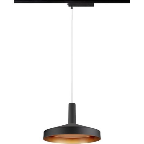 Suspension pour rail Lalu 1 phase noir Ø 24cm - 1010799