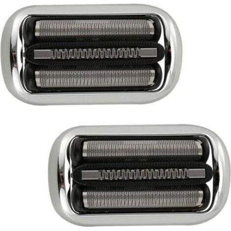 Tête De Rechange 32S Avec Grille Et Lame, Compatible Avec Les Rasoirs Braun Series 3 (3000s, 3010s, 3040s, 3050cc, 3070cc, 3080s, 3090cc)(2pcs 32S)