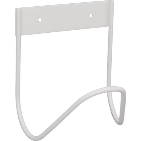 Support mural pour tuyau d'arrosage en acier inoxydable 304, durable, blanc. (1/5)