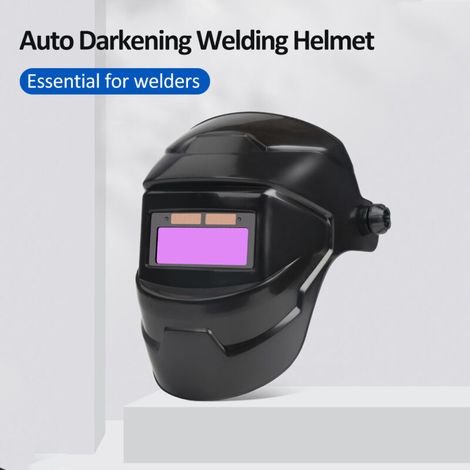 Máscara de soldadura auto-oscureciente solar – Protección UV – Pantalla facial de gran visibilidad – Policarbonato – 280x200mm (1/5)