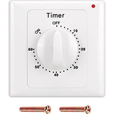 220-V-Wechselstrom-Zeitschaltuhr für Pumpe, Hochleistungs-Elektroniksteuerung, mechanischer Countdown-Timer, 60-Minuten-Zeitschaltuhr (1/5)