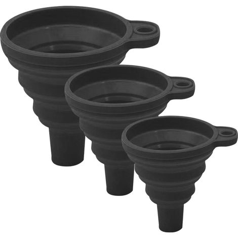 Entonnoir pliable en gel de silice pour emballage, petit entonnoir pour huile, vinaigre et vin (1/5)