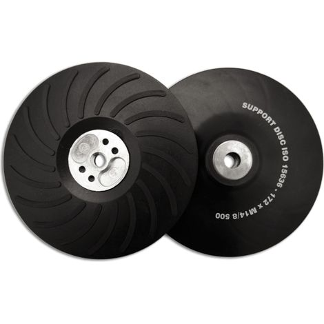 Flexipads World Class Turbo Angle Grinder Pad ISO Hard 180mm (7-inch) with M14 Thread – Model FLE11732