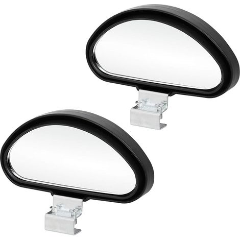 2 X Miroirs d'Angles Morts Grand Angle Réglables pour Voiture Camionnette Remorquage (1/5)