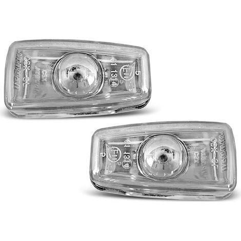 Paire de clignotant Peugeot 406 Coupe 1995 a 2004 Chrome-34184770