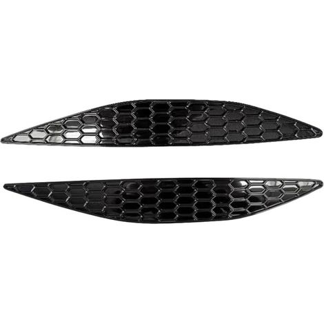 1 Paire de Garnitures Couverture Feu Antibrouillard ArrièRe en Nid D'Abeille pour Golf 7 MK7 2014-2018 Autocollants Bandes Pare-Chocs Barre