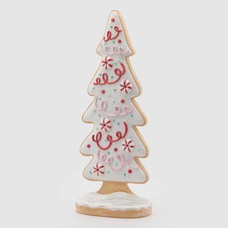EDG Decoro Natalizio Pino Marzapane Poly H52 Bianco/Rosa