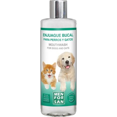 MENFORSAN MundspÐ©lung fÐ©r Hunde und Katzen - farblos und Inolor -Additiv fÐ©r Wasser - 310 ml