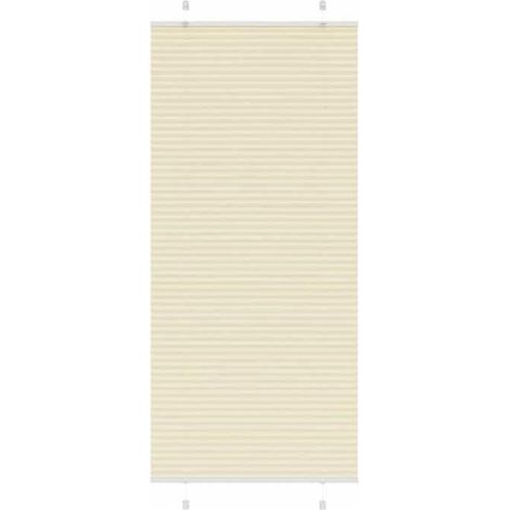 4015311 Store plissé crème 90x200 cm largeur du tissu 89,4 cm polyester (1/5)