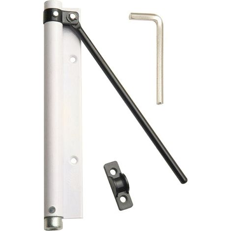 Fermaporta Wolfpack door closer alluminio anodizzato regolabile