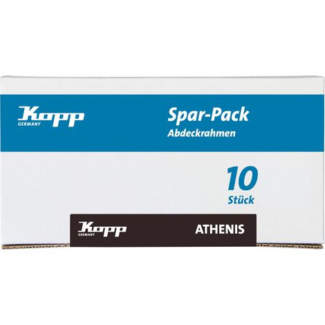 Lot de 10 cadres de recouvrement simples en blanc pur - 86 x 86 x 9,5 mm - Cadre pour prises et interrupteurs - Élégant cadre en plastique - Cadre pour interrupteur d'éclairage (1/5)