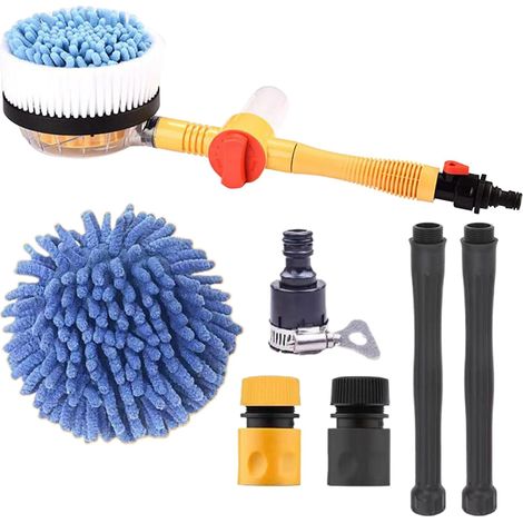 Brosse de Lavage pour Camion Chiffon de Nettoyage de Voiture – Plumeau Extensible Rotatif sans Rayures pour la poussière et la saleté de Voiture (1/5)