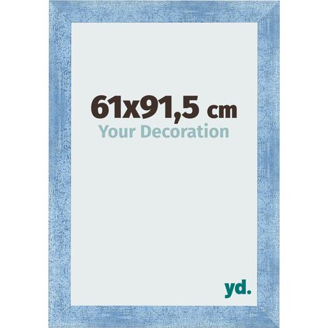 yd. - Cadre photo 61x91.5 - Bleu Brillant Patine - MDF - Pisa (1/5)