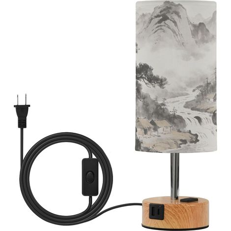 Yuiboo Lampes de table tactiles chinoises avec ports USB C + A (1/5)