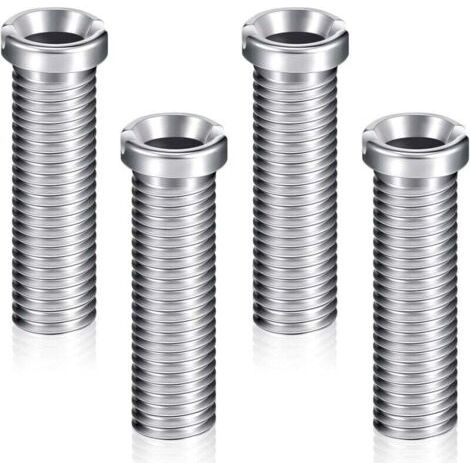 Pair Schrauben für Spülbeckenkorb, 45 mm Edelstahl-Ablaufstopfenschrauben, Befestigungszubehör, Spülbeckenbolzen, Schrauben für Spülbeckenkorb-Siebstopfen für Küchenwaschbecken