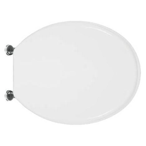 SIÈGE DE WC POUR SIMAS VASE BETA FORMA 1 Dimensions : Blanc - Charnières à anneaux