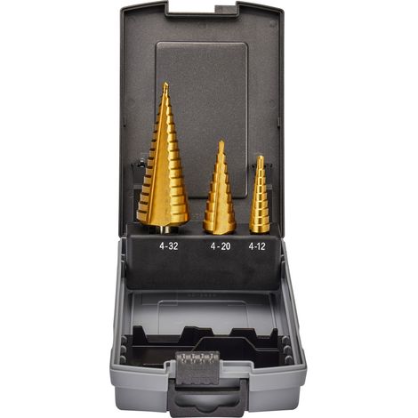 D-46573 Set di punte a gradini TiN