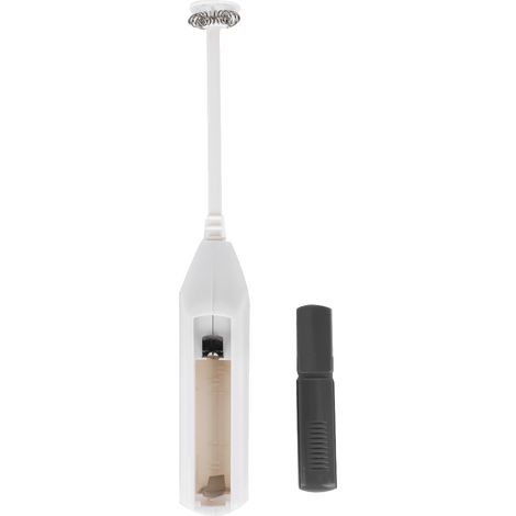 Tragbarer elektrischer Küchenquirl F-012 zum Rühren von Eiern, Kaffee, Milch und Getränken, ABS, 19,9 cm, 2 AA-Batterien (nicht im Lieferumfang enthalten)