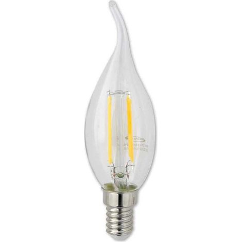 Lampadina led a filamento 4 watt colpo di vento E14 Luce fredda 6500K 440 lumen 220 v