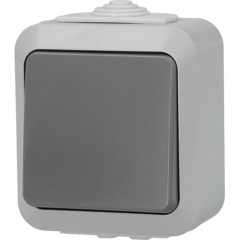 WOLFPACK LINEA PROFESIONAL interruptor conmutador con tapa simple (1/4)