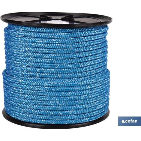 Enrouleur Drisse Nautique 10 mm 100 m Bleu
