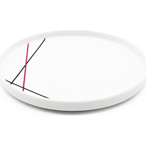 FAUCHON ART DE LA TABLE - 6 assiettes plates 27,5cm BISTROT