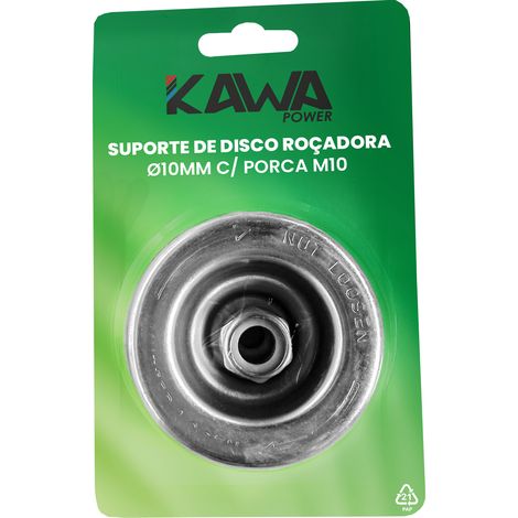 Kawapower Accessoire de tête de débroussailleuse pour fixation de disque avec écrou M10 - 10 mm (1/2)