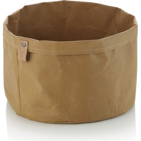 Sac à pain Ø 30 cm H 22 cm kaki papier kraft CRAFT & CRUMBLE - Was Germany (1/2)