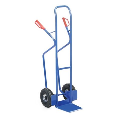 Bako Logistiksysteme Stahlrohr Stapelkarre 350kg Traglast Rollenlager Luft 250x60mm (1/2)