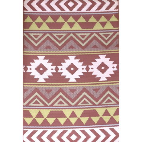 PROLOISIRS Tapis Polypropylène 90x150 - Azteques