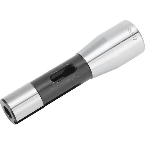 Adaptateur cône R8 vers mandrin MT2 en acier allié pour fraiseuse avec douille de perçage (1/5)