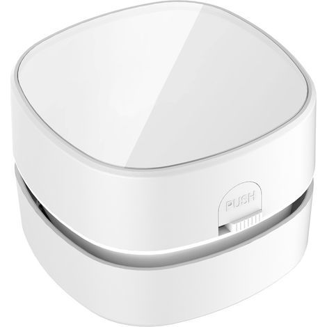 Mini Aspirateur de Table sans Fil, USB Rechargeable, 90 Minutes de Fonctionnement, Rotatif à 360°, pour Enlever Les Miettes, la Poussière et Les Cendres de la Table, du Bureau et du Clavier (1/4)