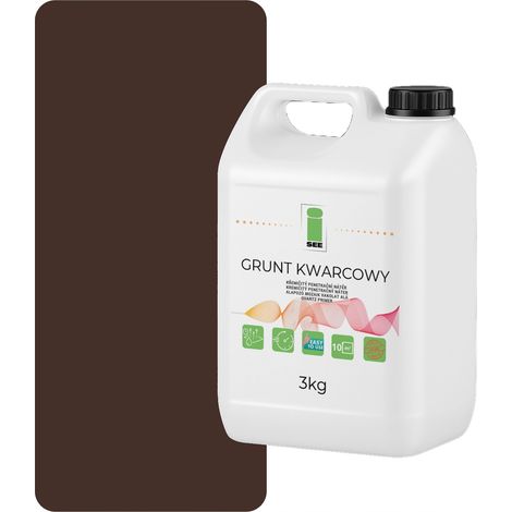 Imprimación de cuarzo para yeso de silicona, 3 kg, marrón chocolate F8017 (1/5)