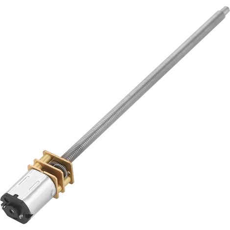 N20 6/12V Getriebemotor mit langer M4 100mm Abtriebswelle (12V 300RPM) (1/5)