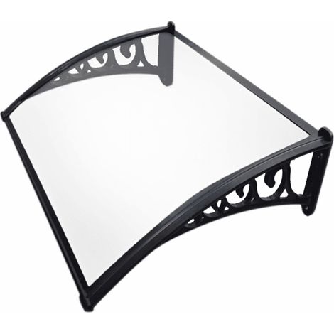 PENSILINA TETTOIA POLICARBONATO COMPATTO PLEXIGLAS COPERTURA PORTA 150x100cm 730 (1/3)