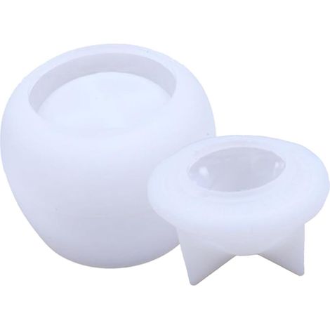 Molde de silicona para setas DIY para tarros, 1 juego blanco (1/5)
