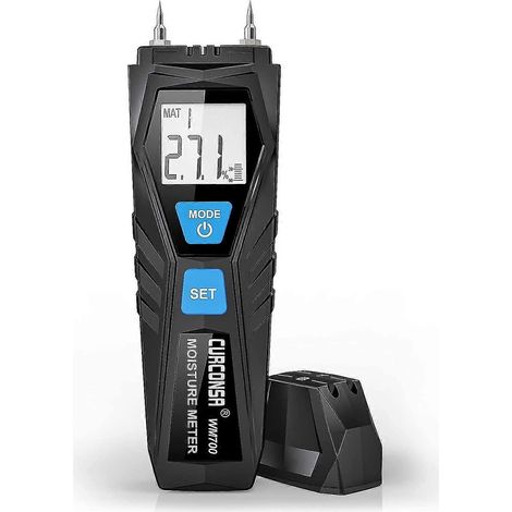 Hygromètre, détecteur d'humidité avec sonde haute sensibilité et mesure de la température et de l'humidité ambiantes (1/5)