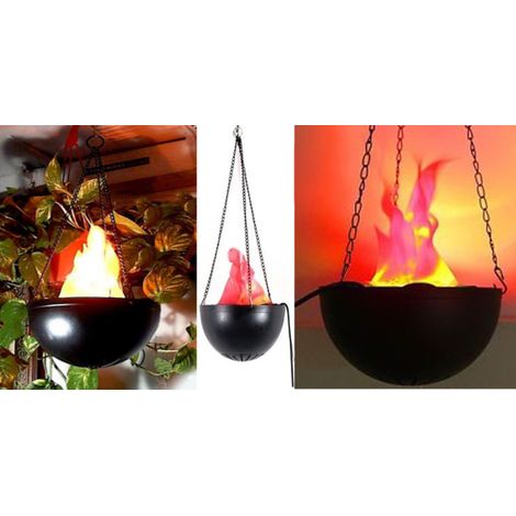 Trade Shop - FEUEREFFEKT-LAMPE SCHEINFLAMME SCHENOGRAPHIE PENDELLEUCHTEN - (1/3)