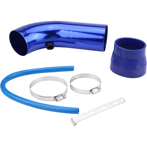 Kit de tuyau d'admission d'air froid universel pour voiture, 76 mm/3 pouces, avec filtre bleu (1/5)